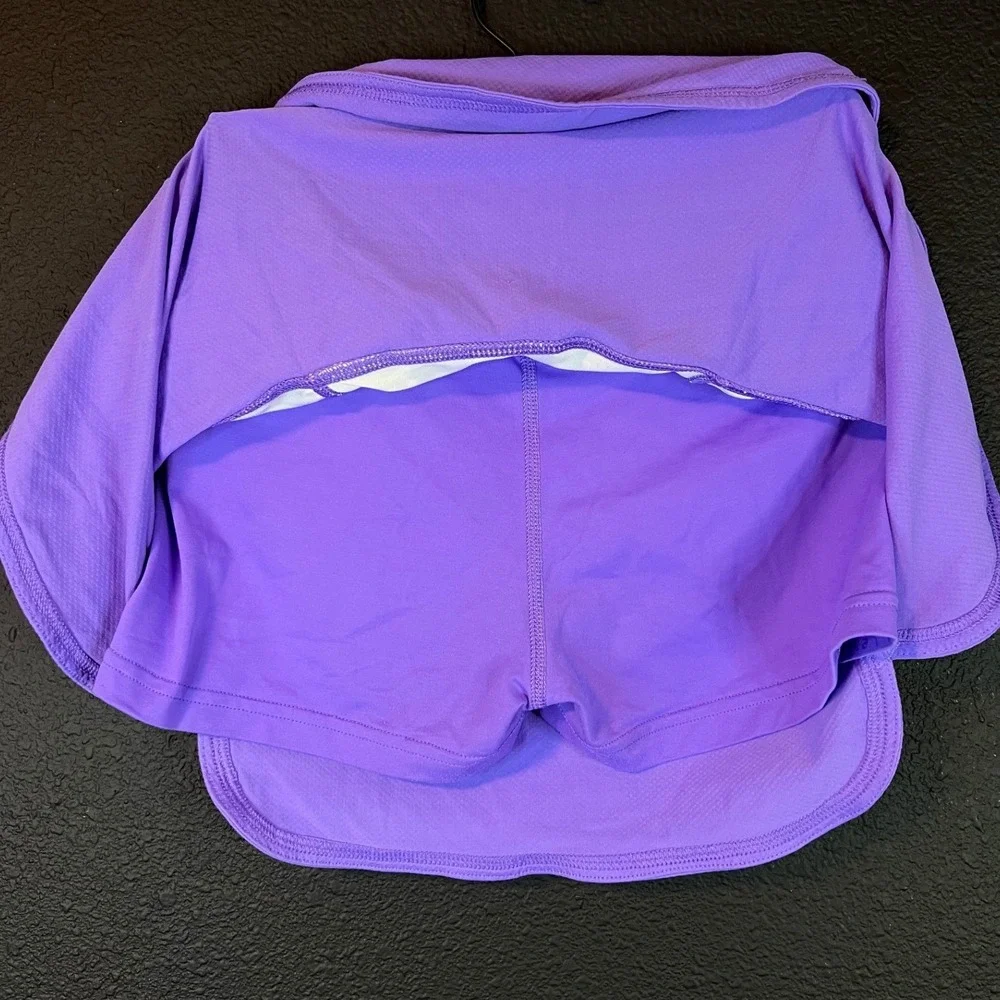 ivivva‎ by Lululemon Purple Athletic Skort Girls Size 12 Waist Tennis Running